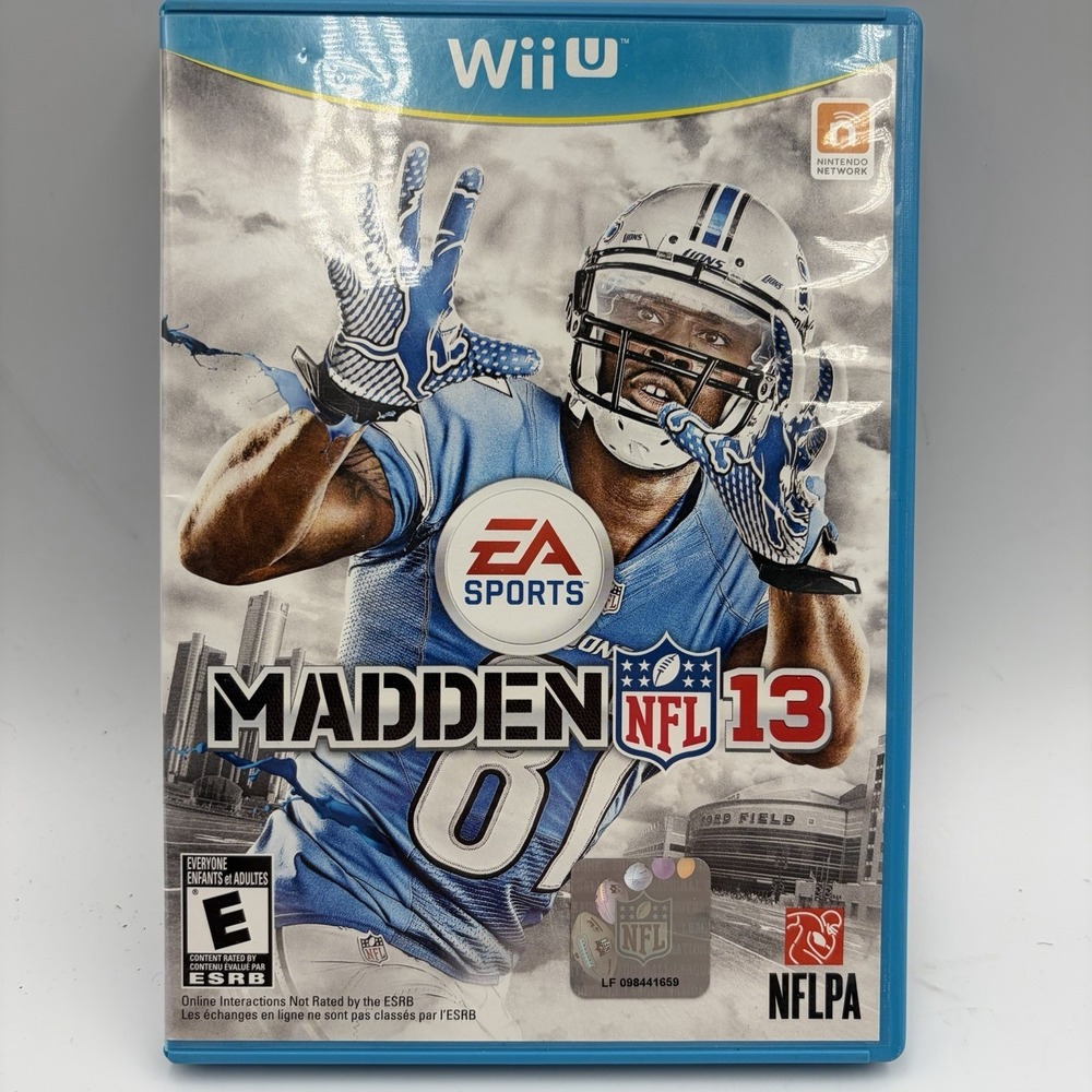 NFL Madden 2013 (Wii U) CIB Complete Tested & Works